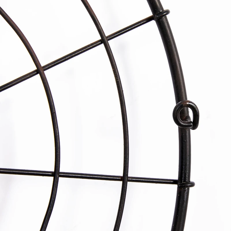 Black Iron & Wood Eclectic Wall Décor