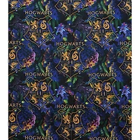 Harry Potter Floral Hogwarts Precut Cotton Fabric