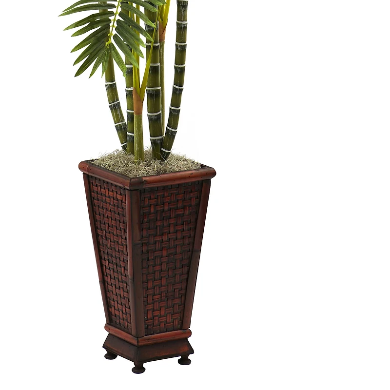 6.5ft. Areca Palm Tree in Decorative Planter