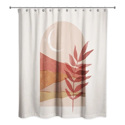 Warm Picture Window Shower Curtain