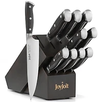 JoyJolt® 11-Piece Assorted High Carbon Knife Block Set