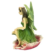 Design Toscano 9" Green Fairy of Acorn Hollow Statue
