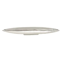36" Silver Aluminum Modern Boat Tray