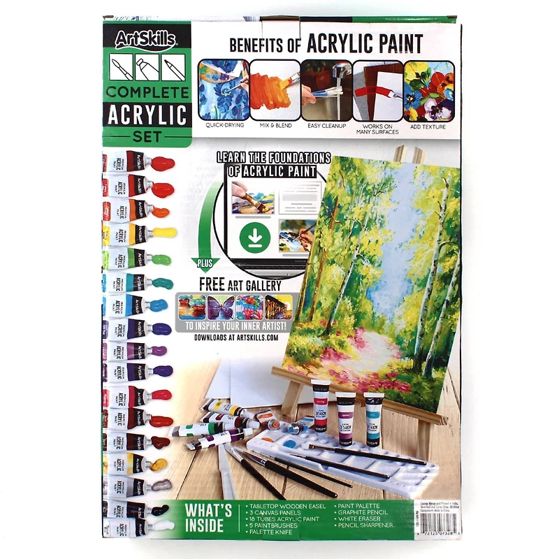 ArtSkills® 32 Piece Complete Acrylic Paint Set