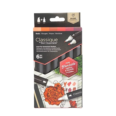 Spectrum Noir™ Reds Classique Markers, 6ct.