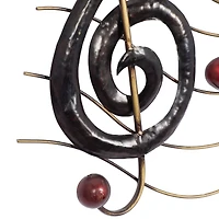 Brown Metal Traditional Wall Decor, 26" x 18"