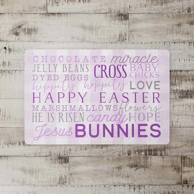 Easter Day Words 3 27" x 18" Floor Mat