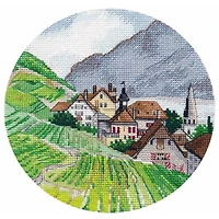Oven Miniature Alps Cross Stitch Kit