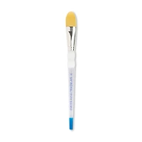 Soft-Grip Golden Taklon Oval Wash Brush, 3/4"