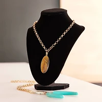 9" Black Velvet 3D Necklace Stand by Bead Landing™