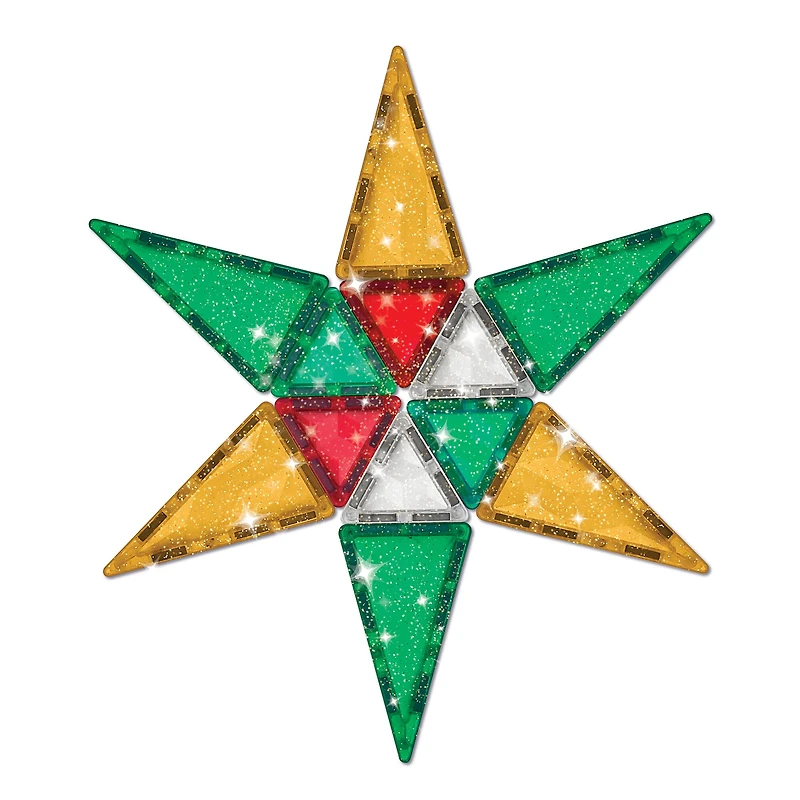 Crayola® Mini Holiday Glitter PIP 27-Piece Magnetic Tile Set