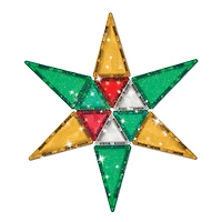 Crayola® Mini Holiday Glitter PIP 27-Piece Magnetic Tile Set