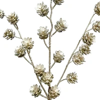 12.5" Glitter Champagne Pinecone Pick by Ashland®