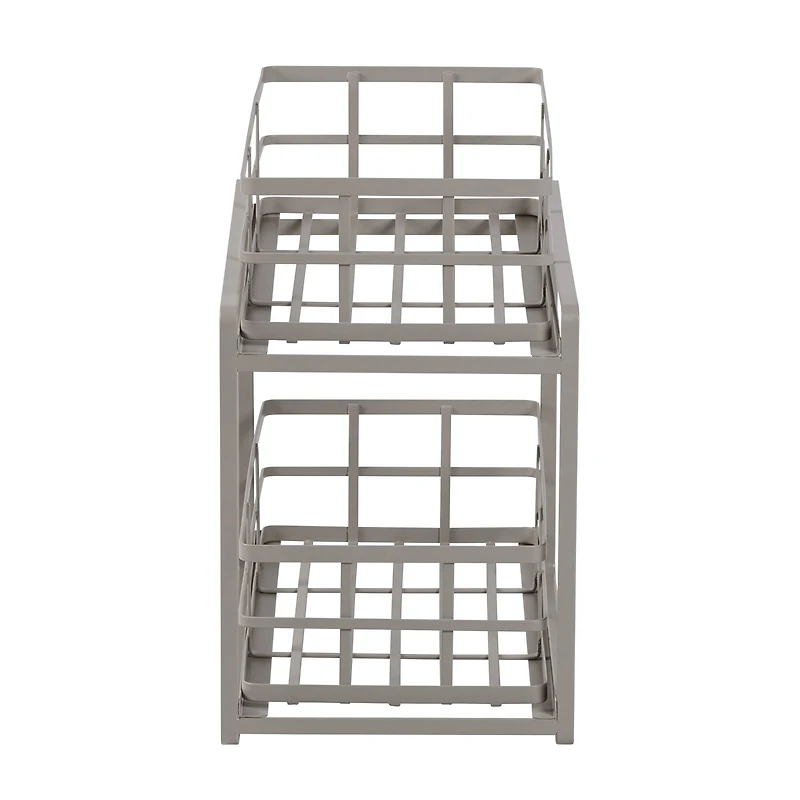 Honey Can Do Gray Under Sink Organizer with 2 Drawers