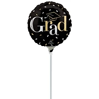 9" Class Dismissed Foil Stick Balloon