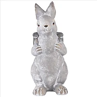 Design Tosano 16" Bunny with Basket Bearing Gifts Easter Rabbit Statue
