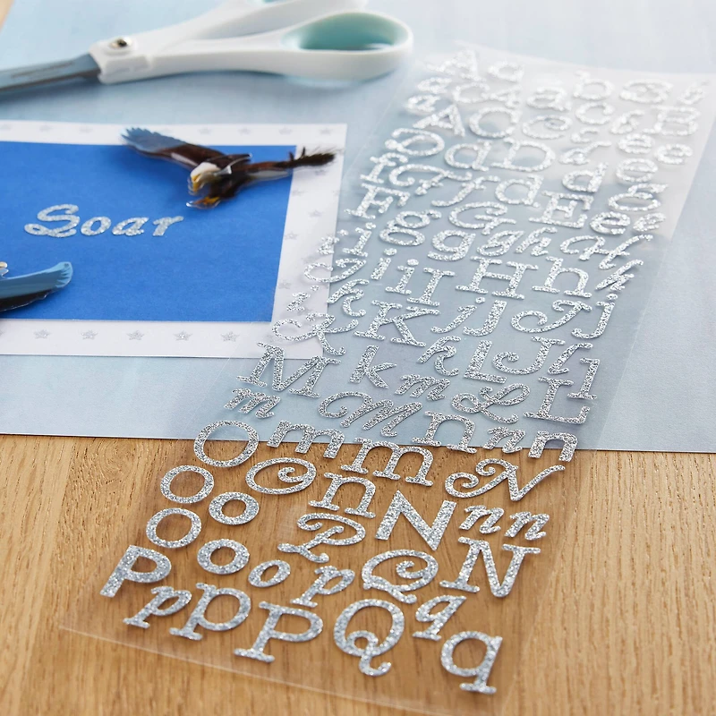 Glitter Alphabet Stickers by Recollections
