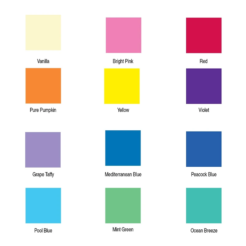 12 Color Bright Acrylic Paint Value Pack by Craft Smart®