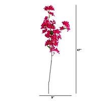47" Pink Bougainvillea Flower Stems, 3ct.