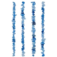 12 Pack: Blue Quartzite Stone Chip Beads, 8mm by Bead Landing™
