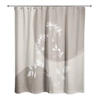 Neutral Boho Botanical 71" x 74" Shower Curtain