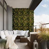 GreenSmart Dekor 40" Bali with LED lights Faux Green Plant Wall