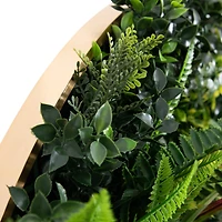 38" Framed Virgin Islands Artificial Living Wall Art Panel