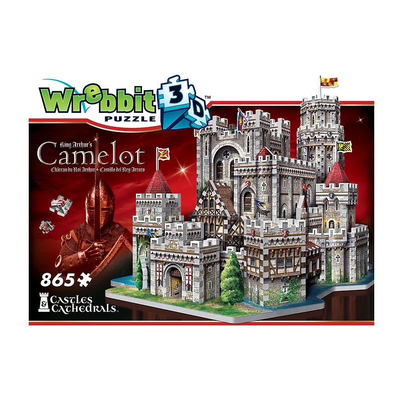 Wrebbit 3D Puzzle™ King Arthur's Camelot 865 Piece Puzzle