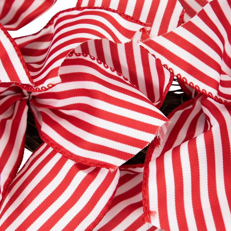 24" Stars & Stripes Patriotic Ribbon Wreath