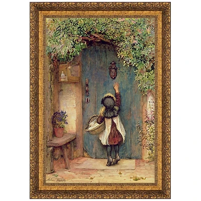 Design Toscano The Visitor Canvas Replica Painting Wall Décor