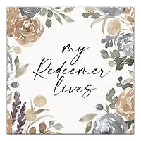 My Redeemer Lives Canvas Wall Art