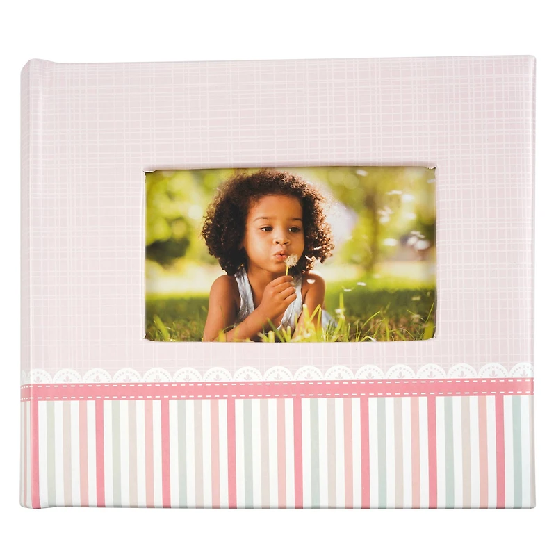Pink Stripe 2-UP Photo Album by Recollections™