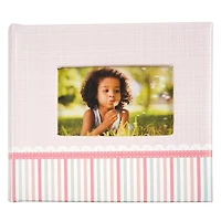 Pink Stripe 2-UP Photo Album by Recollections™