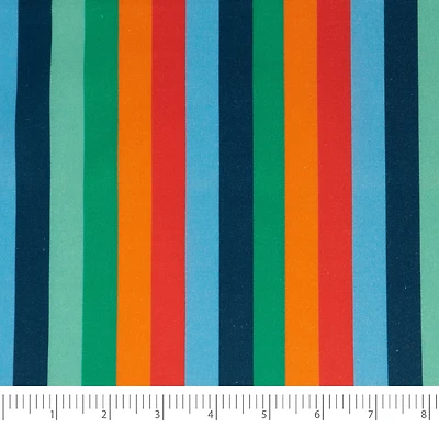 SINGER Monster Stripe Print Cotton Fabric