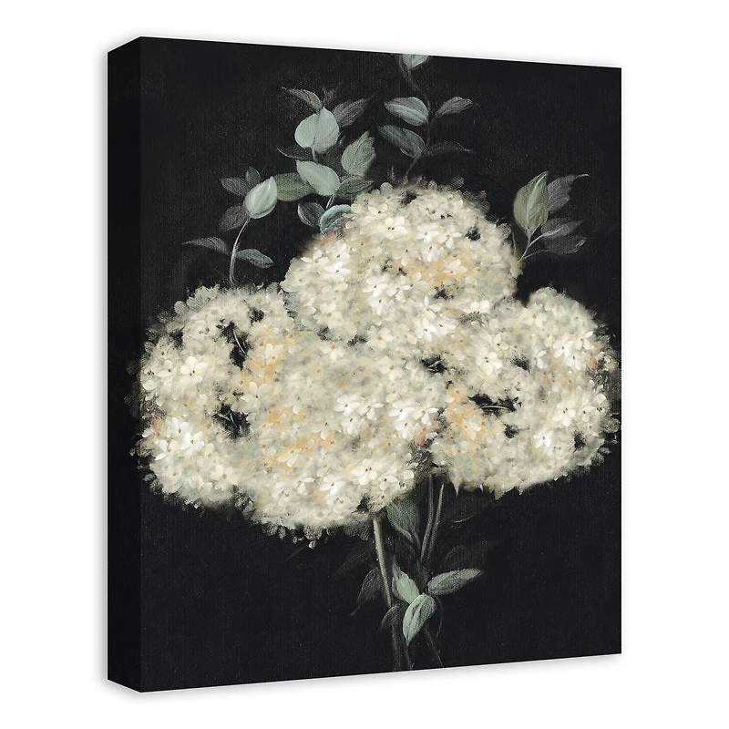Moody Hydrangeas 16" x 20" Canvas Wall Art