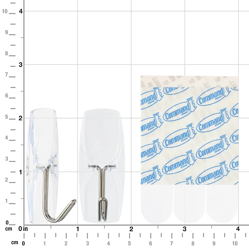 Command™ Clear Medium Wire Hooks