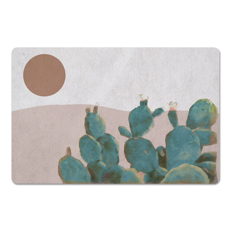 Close Up Cactus 27" x 18" Floor Mat