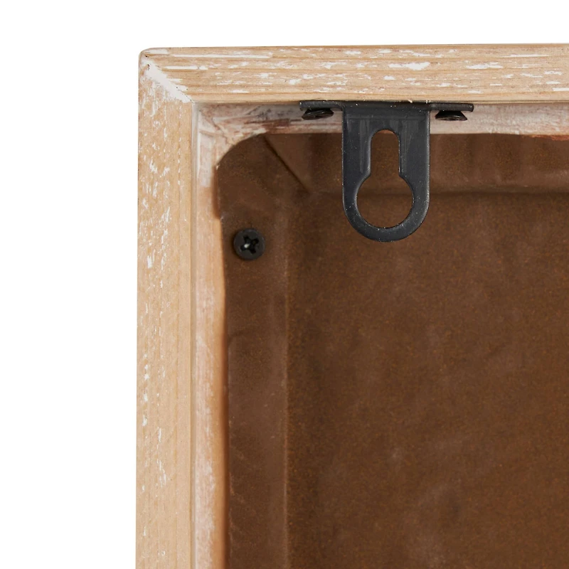 Framed Metal Sea Life Wall Décor Set