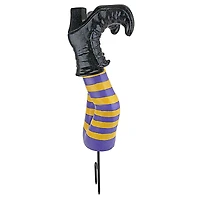 Design Toscano 16.5" Crash Landing Wicked Witch Legs Garden Stake Statue