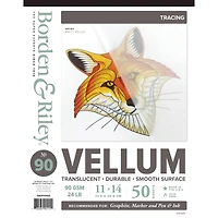 Borden & Riley® No.90 Sheer Trace Vellum Pad