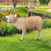 Design Toscano 24.5" Merino Ewe Life-Size Standing Lamb Statue