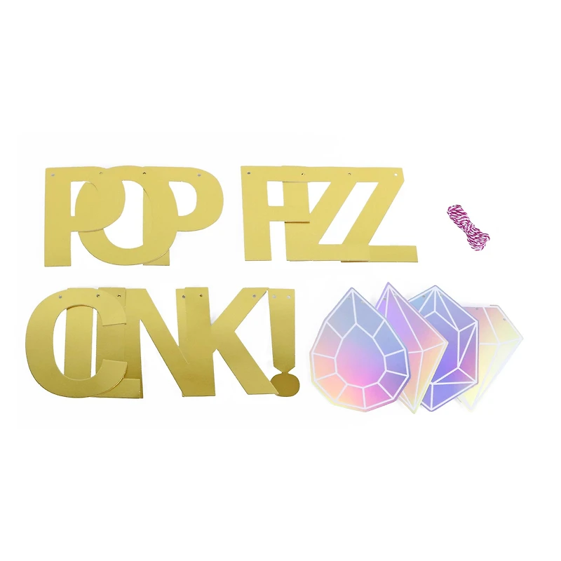 Pop Fizz Clink Paper Garland by Ashland®