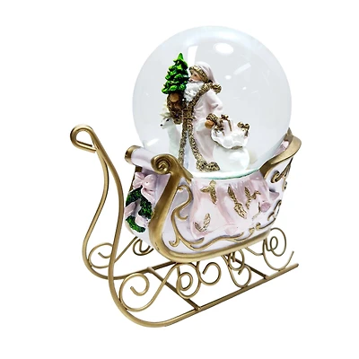 6.5" Santa Sleigh Fairytale Waterglobe by Ashland®