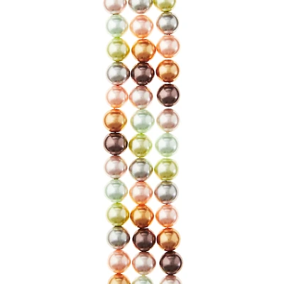 Multicolored Glass Pearl Beads, 10mm by Bead Landing™