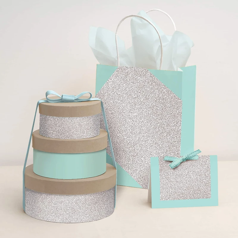 Con-Tact® 18" x 6ft. Glitter FX Silver Peel N Stick Covering