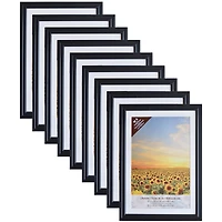 9 Pack: Black 11" x 17" Frame with Mat, Lifestyles™ by Studio Décor®
