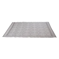 DII® Gray Moroccan Outdoor Rug, 4ft. x 6ft.