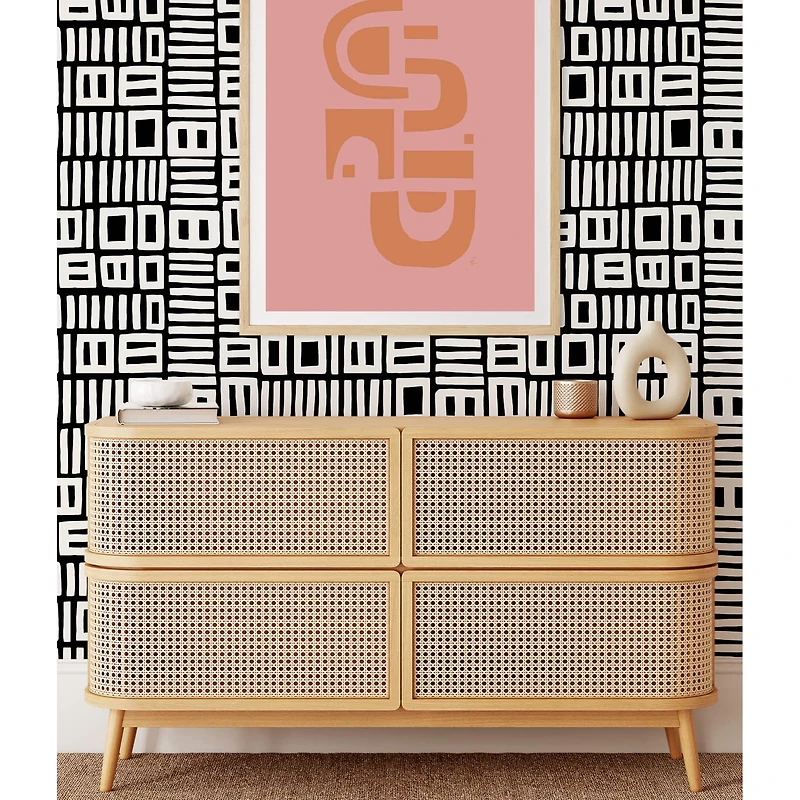 NuWallpaper Black Pepper Paperie Peel & Stick Wallpaper