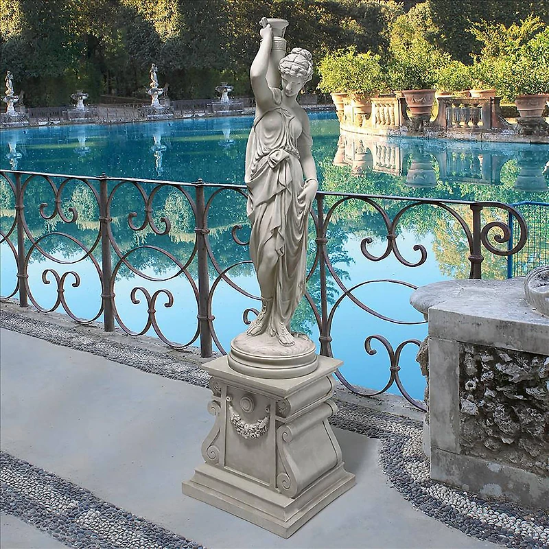 Design Toscano 39.5" Dione the Water Goddess Garden Statue