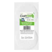 24 Packs: 2 ct. (48 total) FloraCraft® CraftFōM Balls White, 2.3"